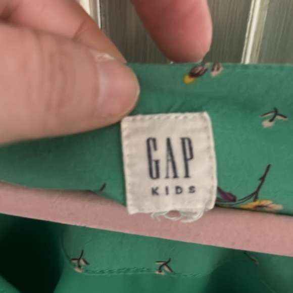 GAP green summer dress. Age 10-11 - Picture 2 of 2